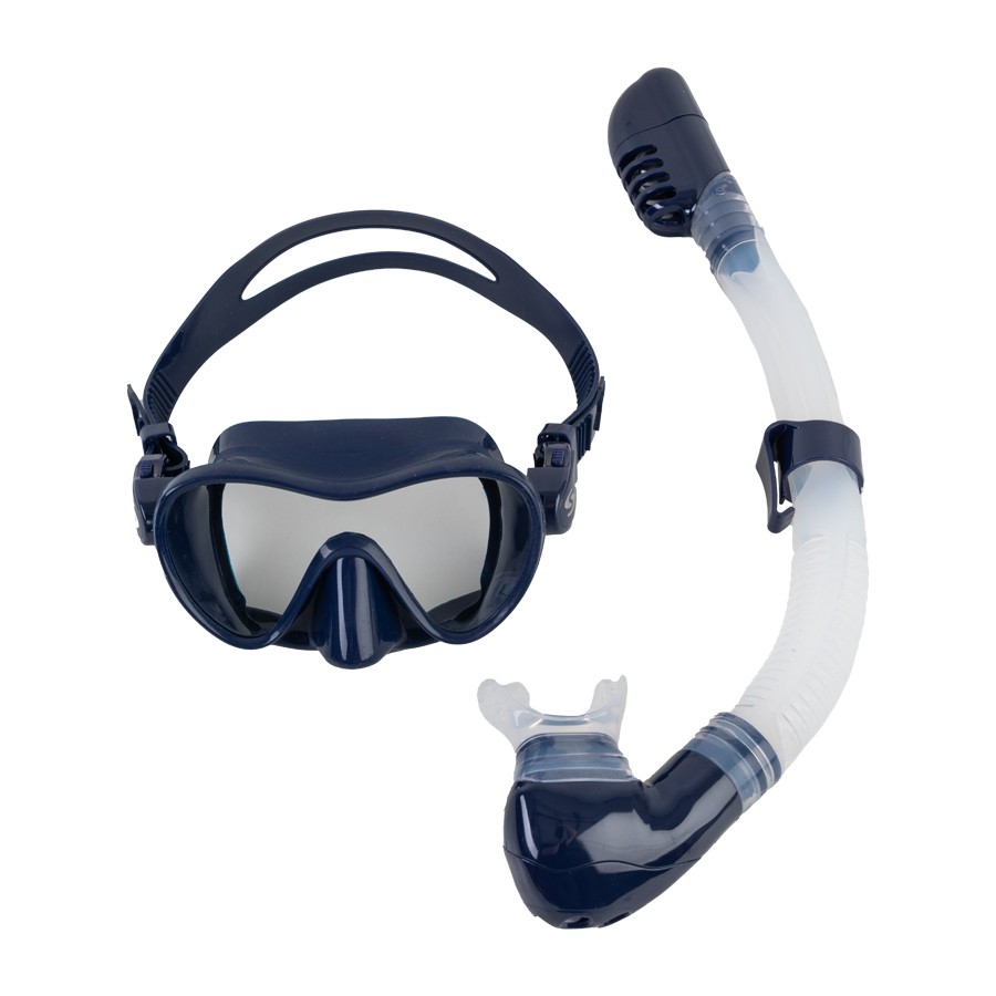 3-8 years - Snorkelēšanas komplekts Scorpena Kids tumši zaļš