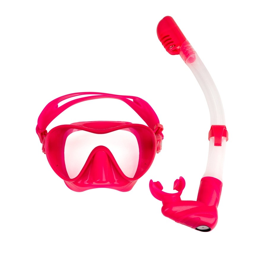 Snorkelēšanas komplekts Scorpena, rozais