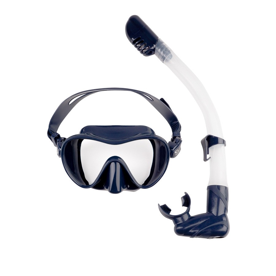 Snorkelēšanas komplekts Scorpena, tumši zils