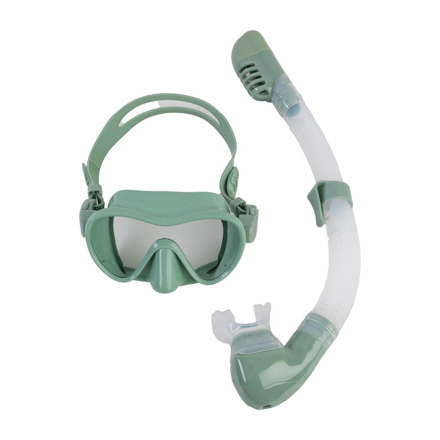 3-8 years - Snorkelēšanas komplekts Scorpena Kids zaļš