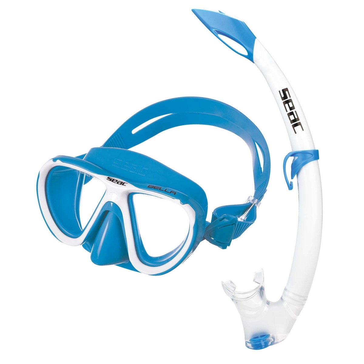 6-12 years - Snorkelēšanas komplekts  Seac Sub Bella, zils