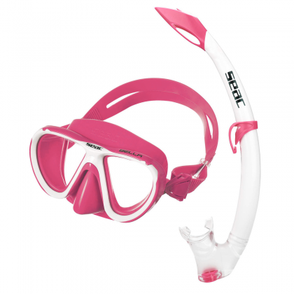 6-12 years - Snorkelēšanas komplekts Seac Sub Bella, rozā