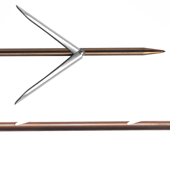 Harpūna Salvimar ar iegriezumiem, bez vītnes, 2 atskabargi, 6.5mm