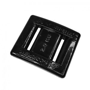 Jostas atsvari Scorpena 2 kg, melni