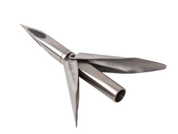 Uzgalis Scorpena trīssturīgs ar maināmo galvu