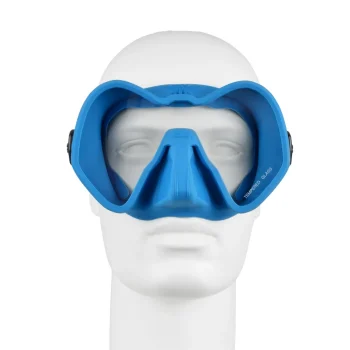 Maska C4 Skyline, gaiši zila, ar antifog pārklājumu