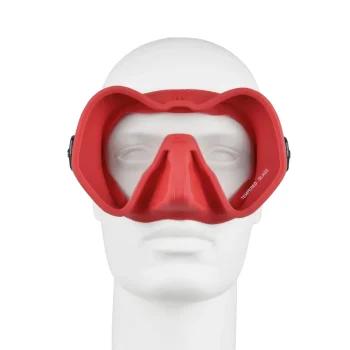 Маска С4 Skyline, красная, c покрытием antifog