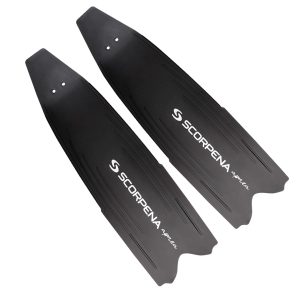 Pleznu lāpstiņas Scorpena F1, melnas, pāris