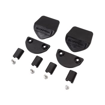 Lāpstiņu fiksācijas komplekts priekš Scorpena F1 (pāris), melna krāsa