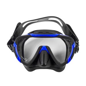 Maska Scorpena Miami, melns - zils