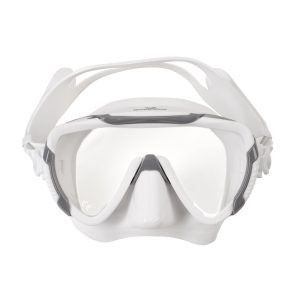 Maska Scorpena Miami, balta - pelēka