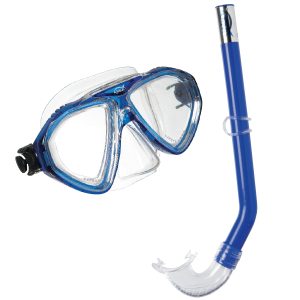 6-12 years - Snorkelēšanas komplekts Salvimar Francy/Tornado, zils
