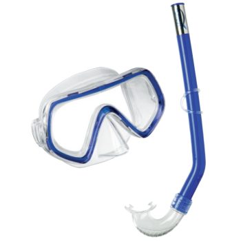 3-6 years - Snorkelēšanas komplekts Salvimar Marty/ Teddy, zils