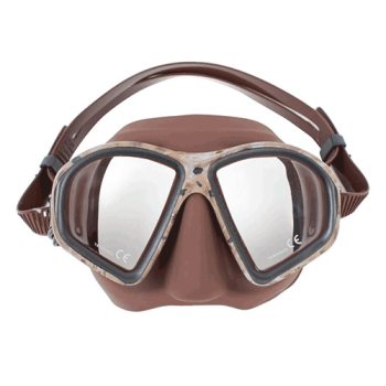 Maska Scorpena M, brūna