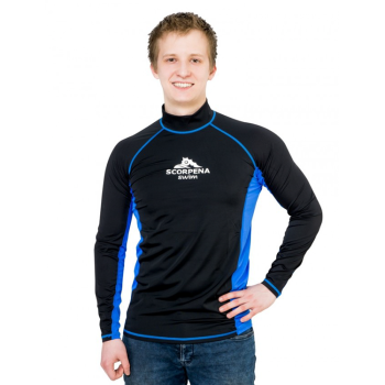 Likras krekls vīriešu Scorpena, melns